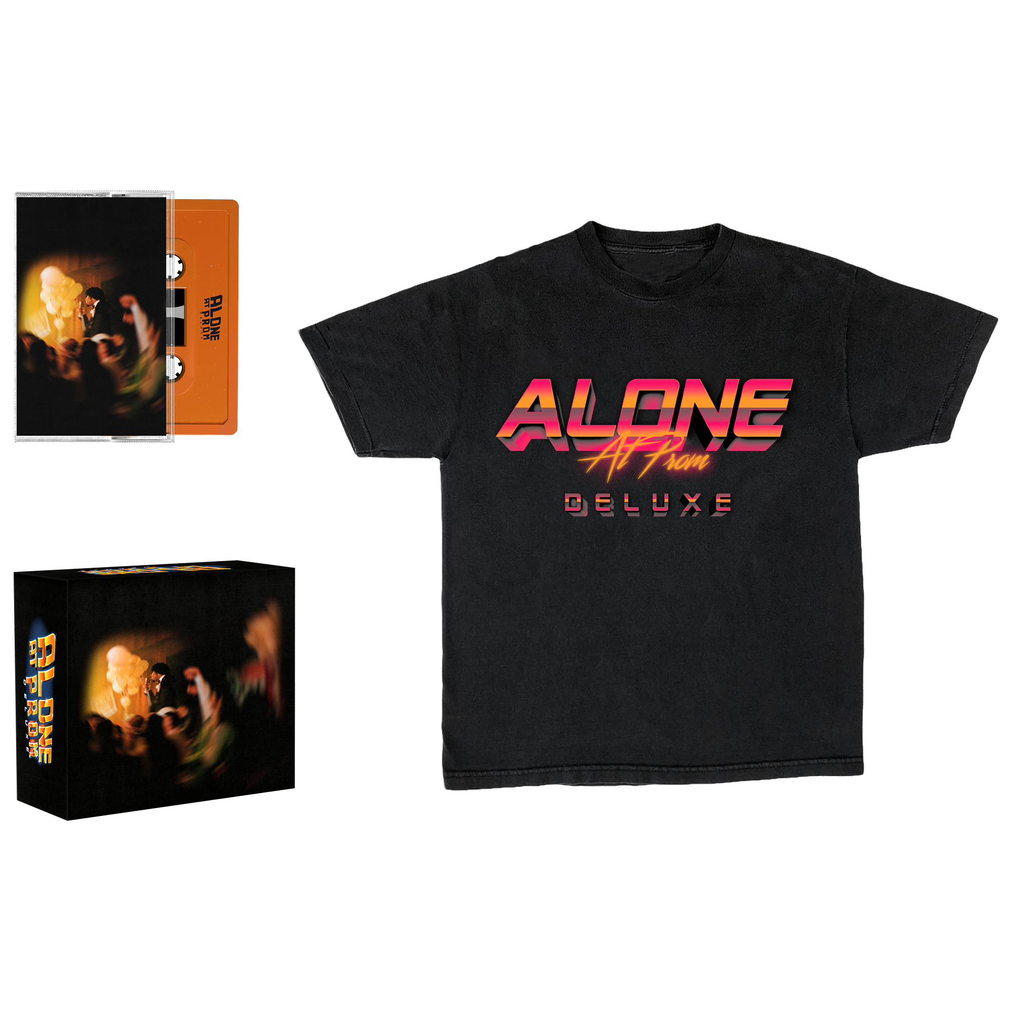 藤井風 alone at  ロンリーラプソT XL 3枚セット ALONE AT PROM (DELUXE) LOGO TEE + CASSETTE BOX SET – Tory Lanez